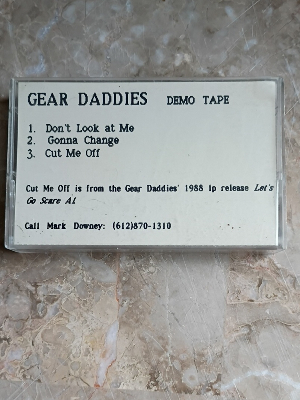 Gear Daddies Demo Tape 1988-1989 Authentic